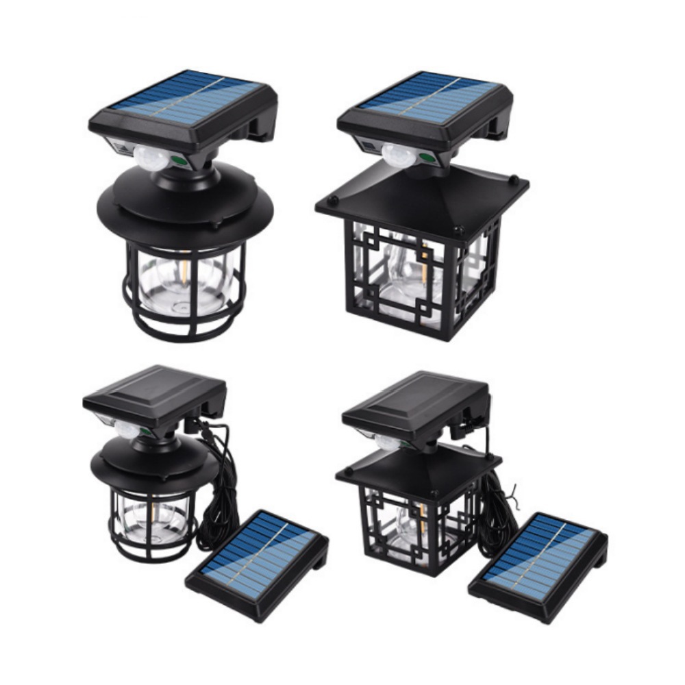 New Outdoor Home Solar Light Outdoor Garden Light Split Human Body Induction Remote Control Wall Light Road Light