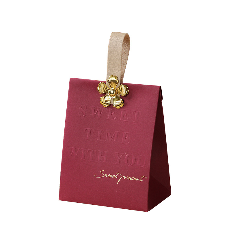 Picture of Wedding Candy Box 2025 New High-End European Style Wedding Satchel Wedding Candy Bag Engagement Candy Packaging Box Empty Box