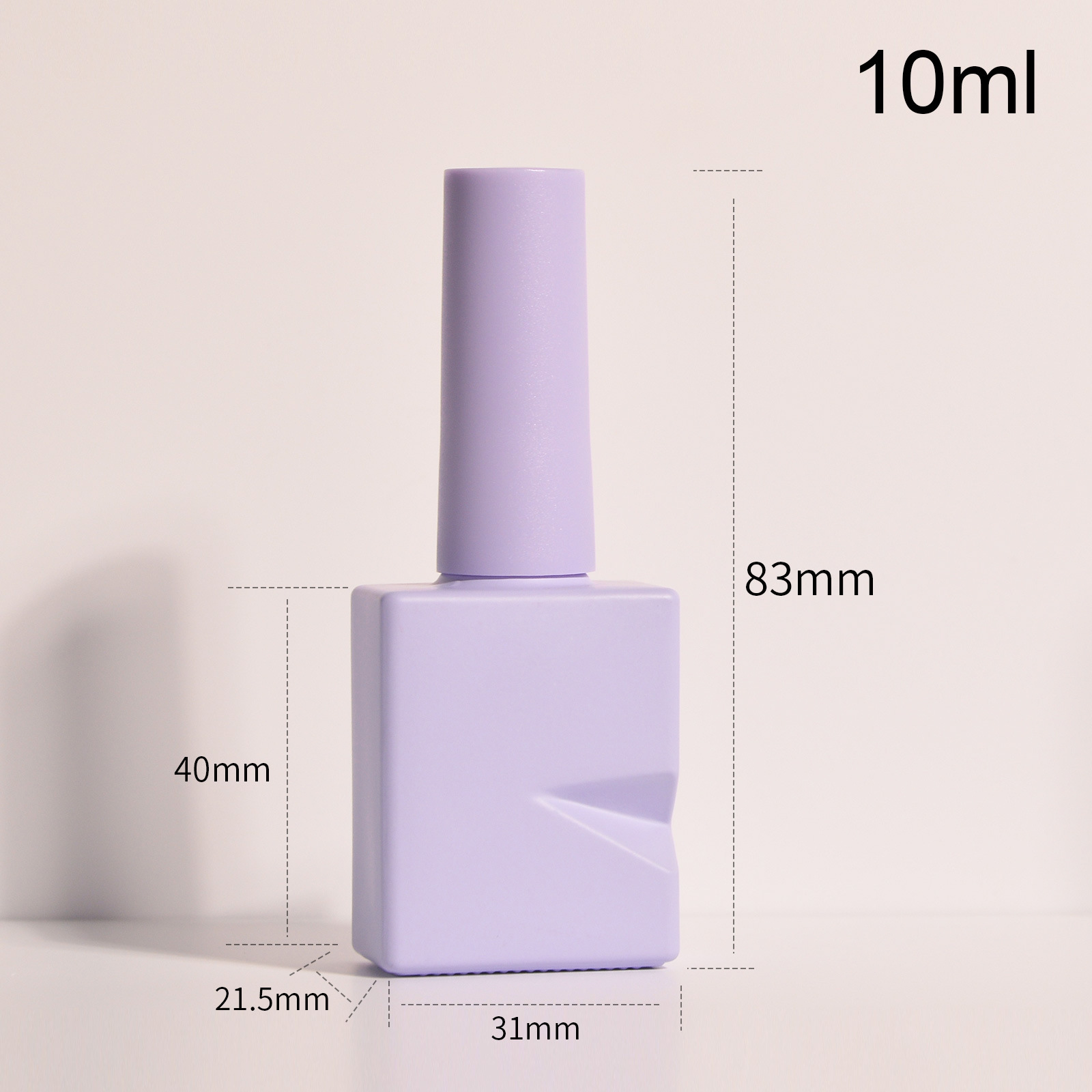Picture of Source factory explosions in stock 10ml/15ml/20ml solid color nail polish bottle nail polish plastic bottle glass bottle with brush