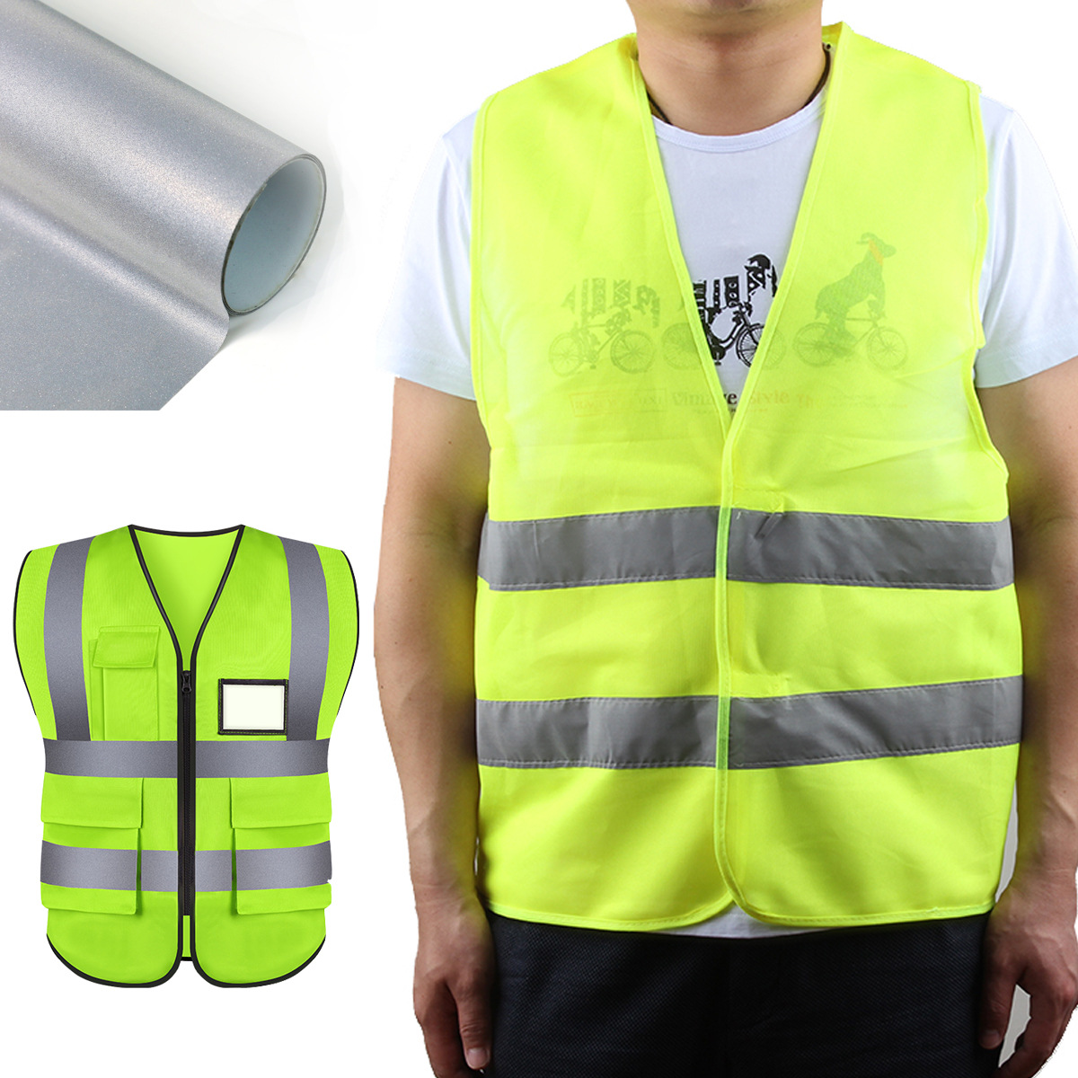 Reflective Film Clothing Special Silver Bright Lettering Film Chameleon Light Irradiation Color Changing Film Hot Stamping Luminous Film Fluorescent