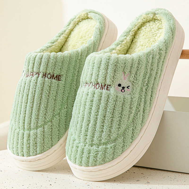 Picture of New Style Cotton Slippers for Men, Winter Indoor Warm Slippers, Women's Home Plus Plush Cotton Slippers