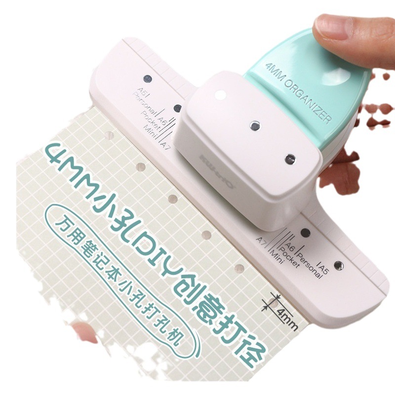 Can get excellent 9027 4mm small hole punching machine loose-leaf manual hole punching machine Manual hole punching three hole punch