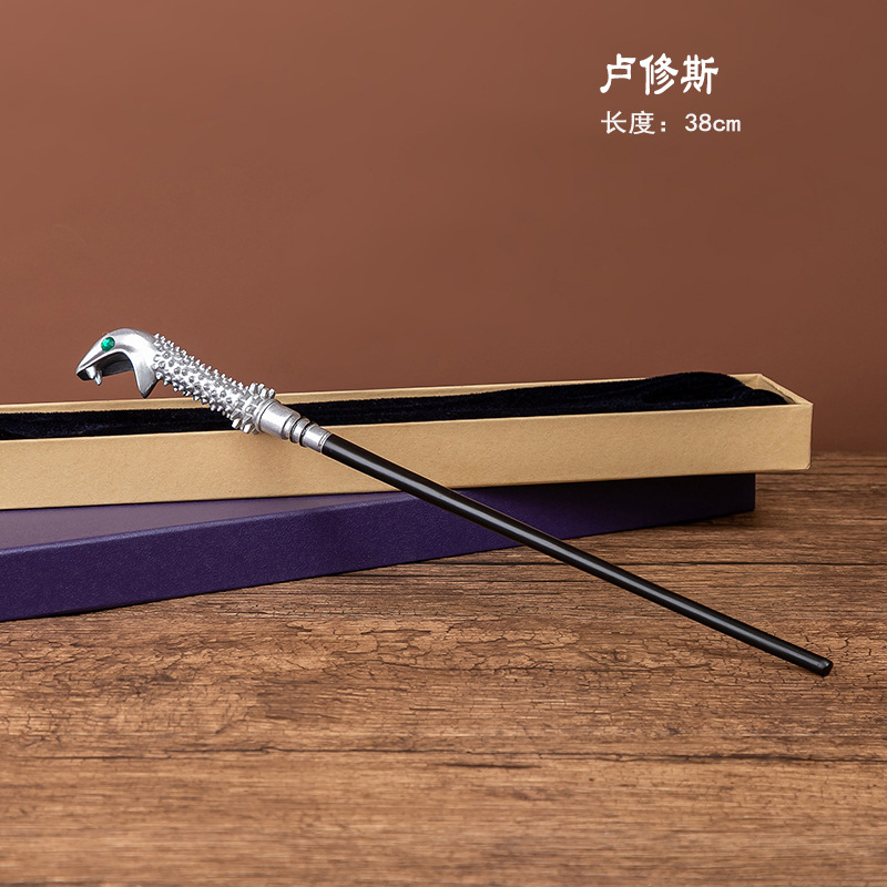 Picture of Harry Magic Wand Hermione Magic Wand Dumbledore cos Props Halloween Metal Core in stock Bare Wand
