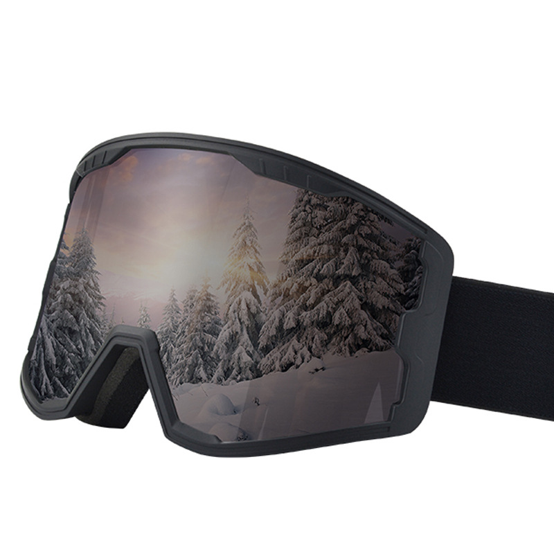 Picture of 2025 Large Cylindrical Ski Glasses Double-Layer Anti-Fog Large Field of View Snow Goggles Mountaineering Goggles Ski Goggles # 7073