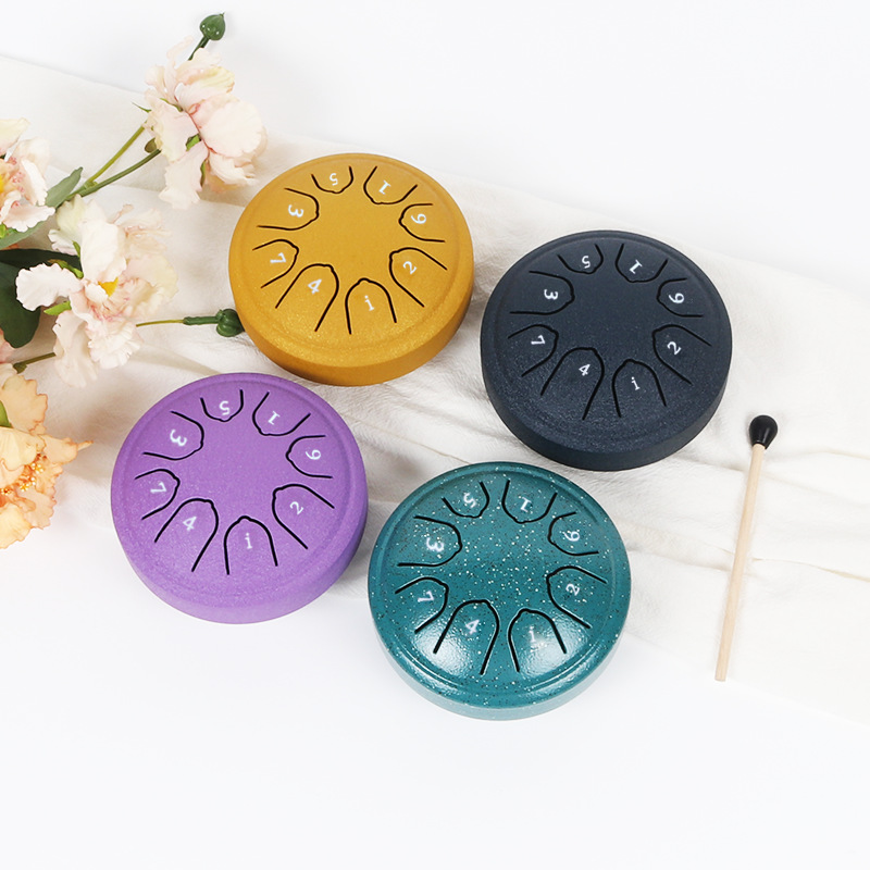 4.5-inch hollow drum mini hollow drum Mini small drum percussion instrument healing musical instrument