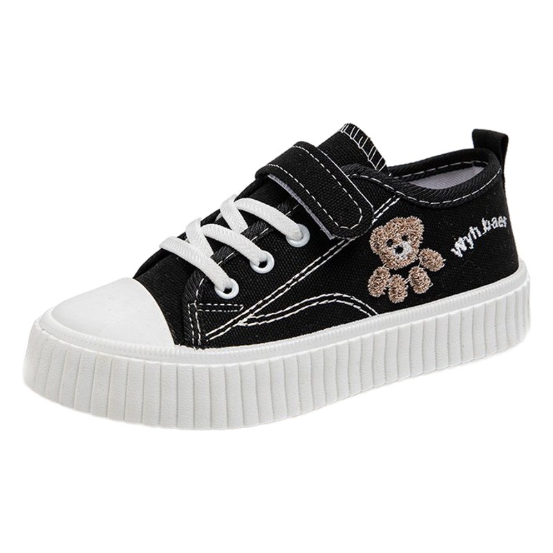 Korean Style Kidsren's Canvas Shoes 2025 Summer New Girls' Canvas Shoes Fashionable Boys' Sneakers Soft Sole Boys' Shoes Trbottomy