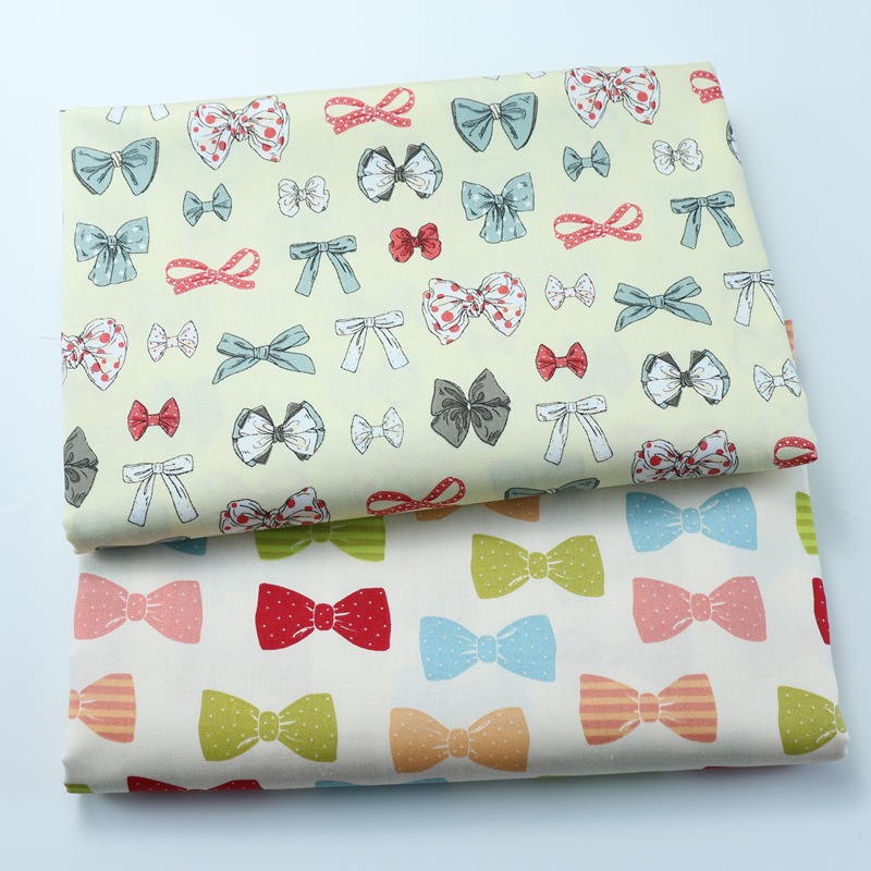 Cartoon Bow Strawberry Cotton Printed Cloth Bedding Four-Piece Set Summer Bed Sheet dress Cotton Cloth