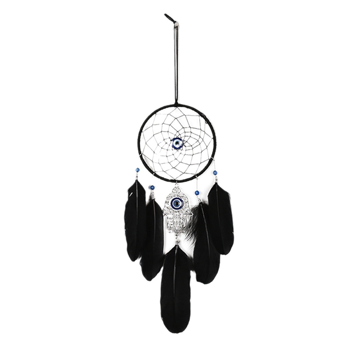 Picture of Devil's Eye Palm Pendant Dream Catcher Pendant Room Layout Hanging Ornaments Hand-woven Creative Birthday Gift
