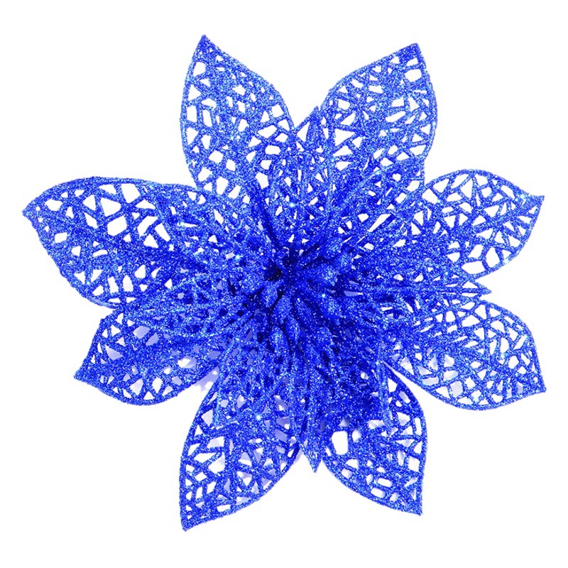 10cm artificial hollow flower Christmas garland rattan Christmas tree decorative flower holiday event decorations