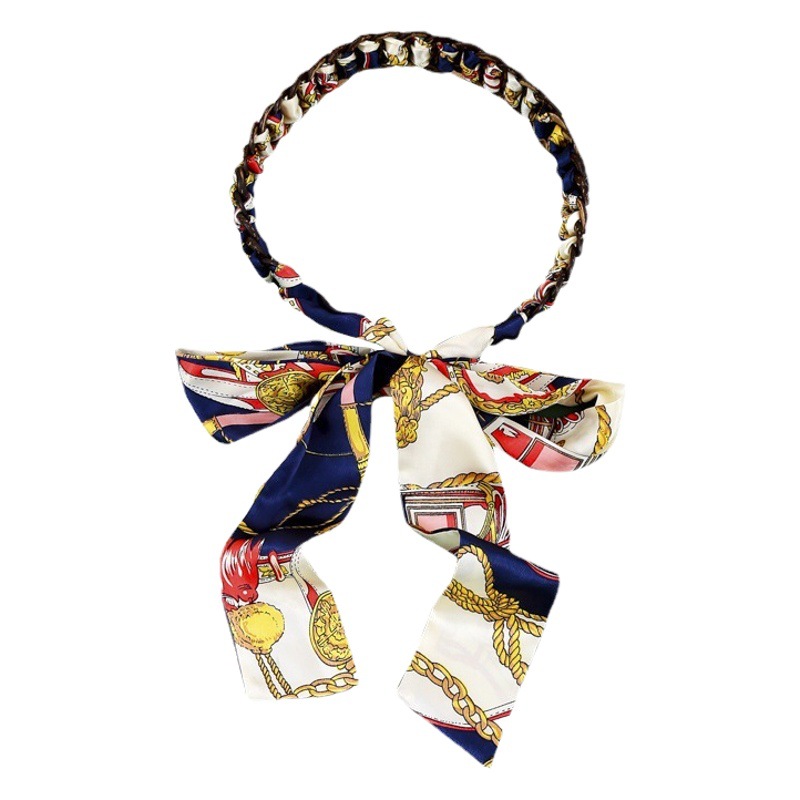 Silk Scarf Belt Women's Decorative Skirt All-match Student Cloth Pants Belt Waist Chain Accessories Tie Summer Simple New