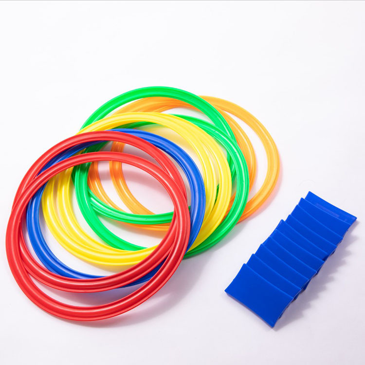 New kindergarten play teaching aids jumping Plaid jumping room creative Plaid ring children's toy agility ladder in stock