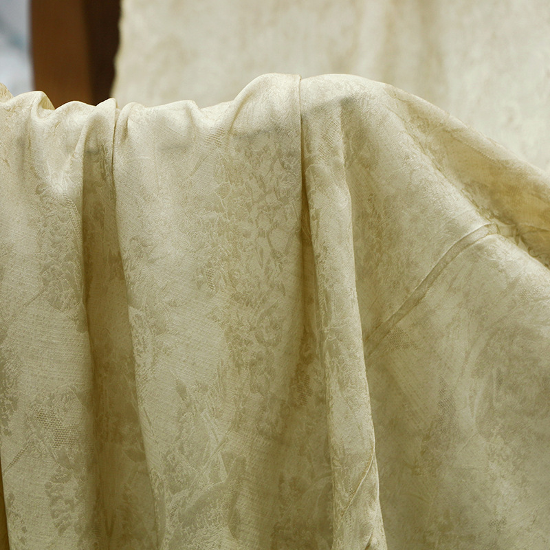 Picture of [Glittering Glance·Silk Hollow Jacquard] 19 Mumi Silk Fabric Handmade Dirty Dyed Cold Dyed Fabric