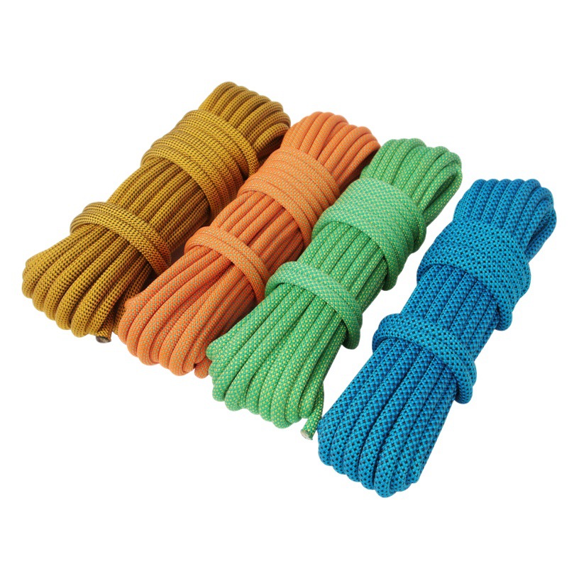 High-altitude anti-fall insurance rope equipment Mountaineering Rock climbing power rope field survival training speed rope