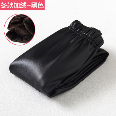 Picture of Spring and autumn girls leggings plus velvet imitation leather pants girls thin leather pants children pants wholesale