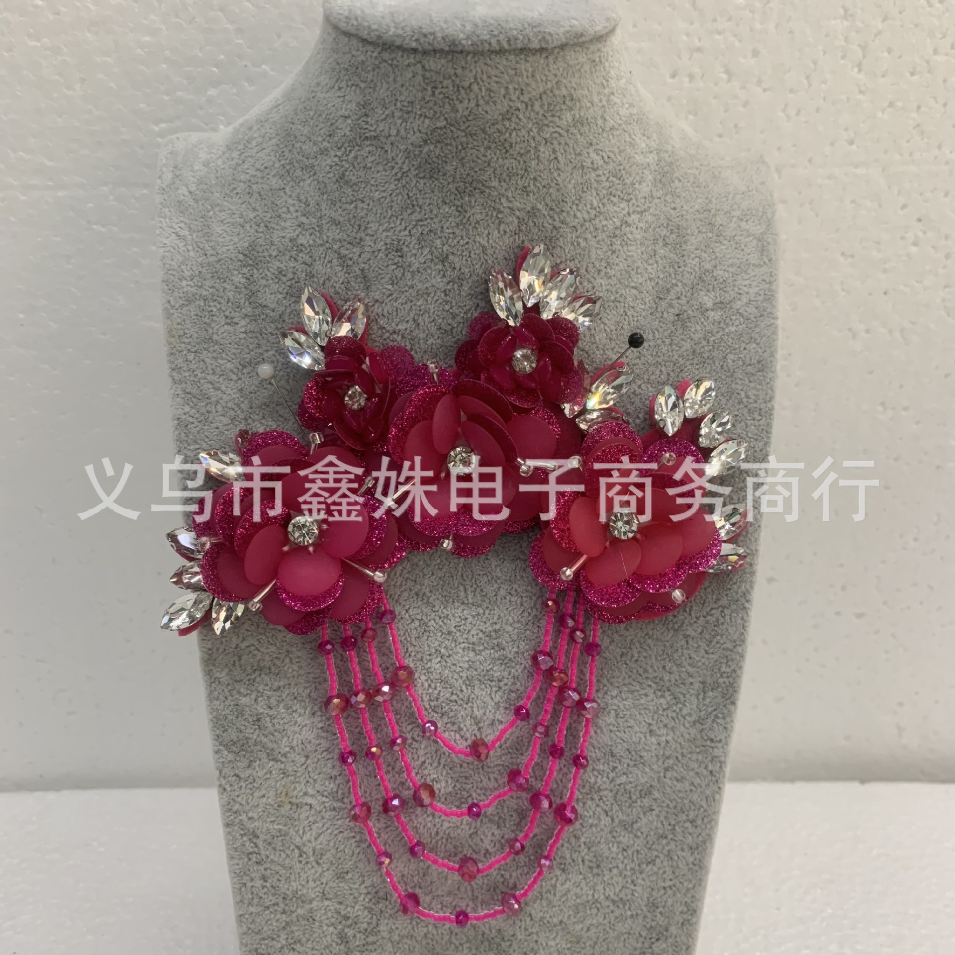 Flower jewelry accessories three-dimensional hair accessories bag clothing shoes accessories headscarf decoration wedding costume dress clothing Auxiliary