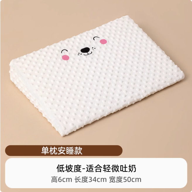 Picture of Wholesale baby anti-spitting sloping mat newborn anti-overflow milk sloping side lying baby anti-choking feeding artifact lactation