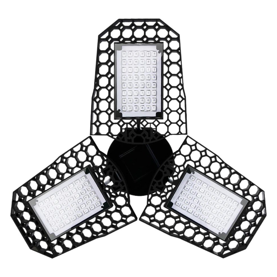Qianrun Lighting LED Full Spectrum Fill Light Growth Foldable Deformation Plant Light E27 Greenhouse Planting Light Hydroponics
