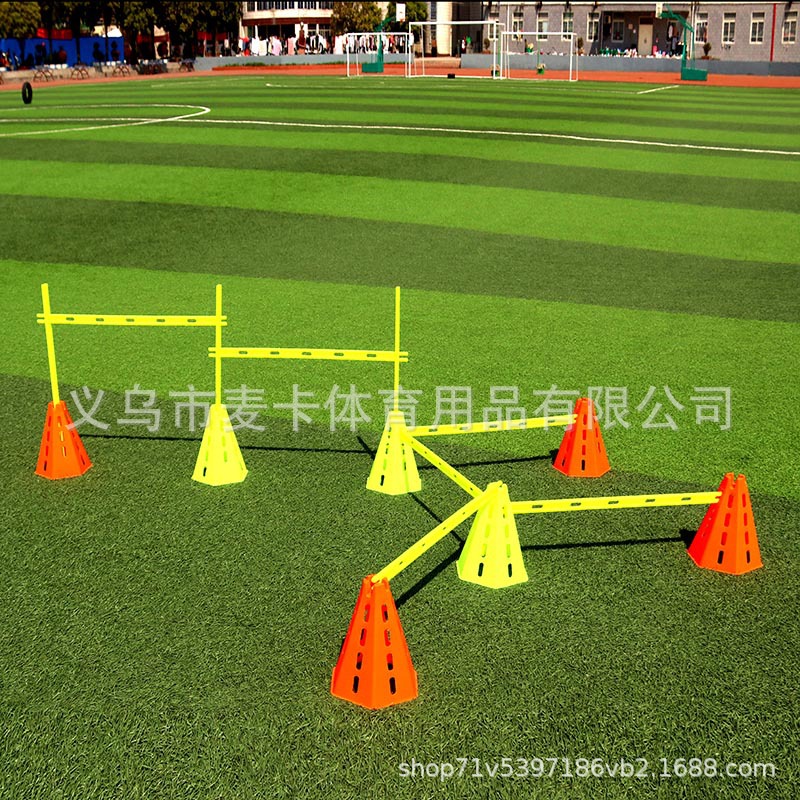 Picture of Sign Bucket Soccer Training Hexagon Sign Bucket Training Hexagon Sign Cone Sign Bucket with Holes