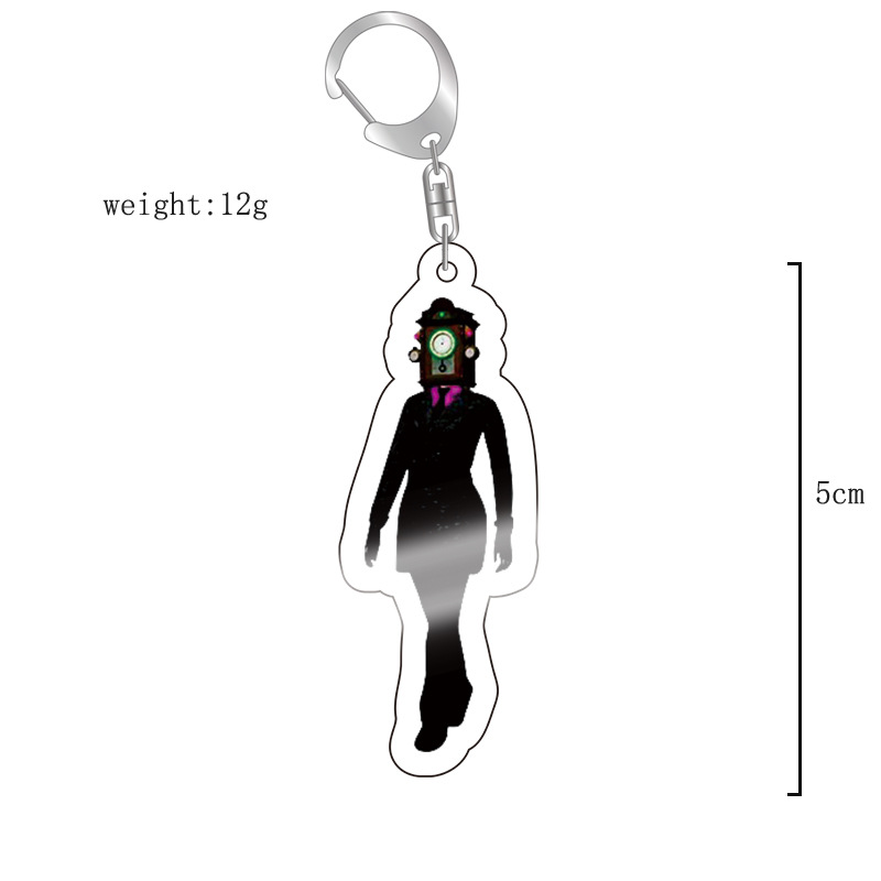 Picture of Cross-border new toilet man keychain skibidi toilet monitor Man TV man creative killer pendant batch