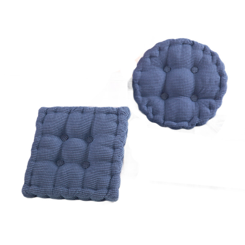 Picture of Manufacturer Wholesale Solid Color Corduroy Corn Kernel Cushions Japanese Square Round Chair Cushions Student Chair Cushions Futon