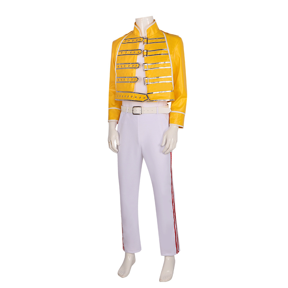 Picture of Queen's lead singer Fredi cos clothing Fredi cos Freddie Mercury stage performance clothing