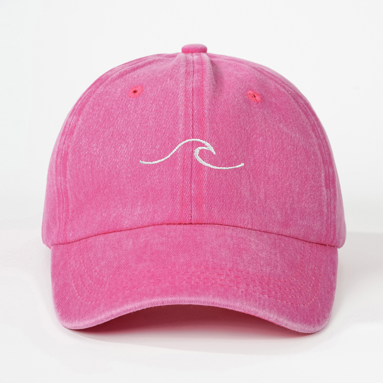 Picture of Spring and Summer Embroidered Corrugated Baseball Cap for Men and Women Outdoor Sunscreen Baseball Cap Hat Suitable for Outdoor Sports Sunshade