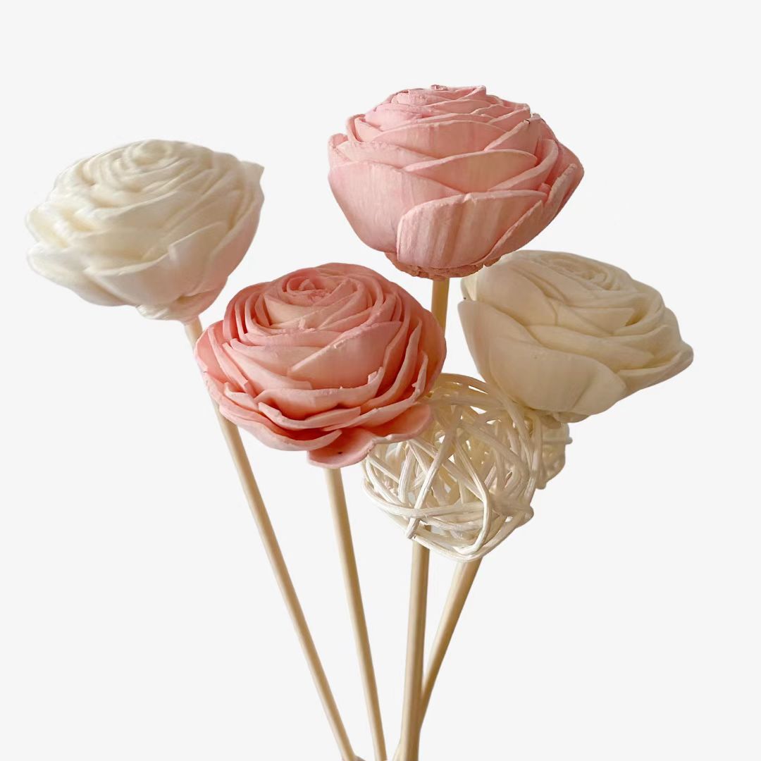 Picture of Simulation Floral Ornaments ins Decoration Home Furnishings Tongcao Rose Cafe Famous Desktop Non-fire Aromatherapy Flowers