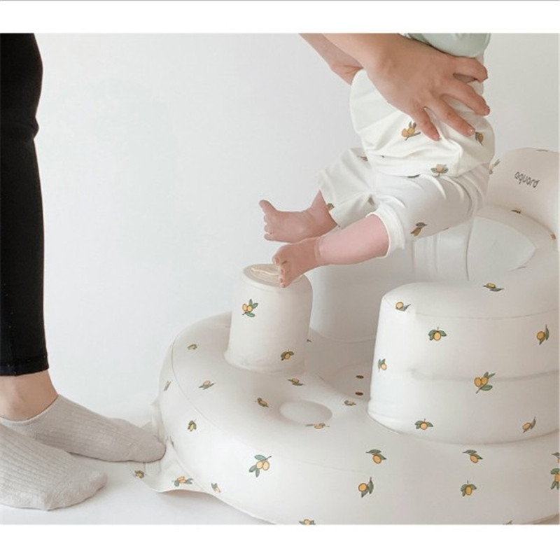 Picture of ins Korea Same Style Baby Learning Chair Baby Multifunctional Inflatable Sofa Child Training Seat Learning Artifact