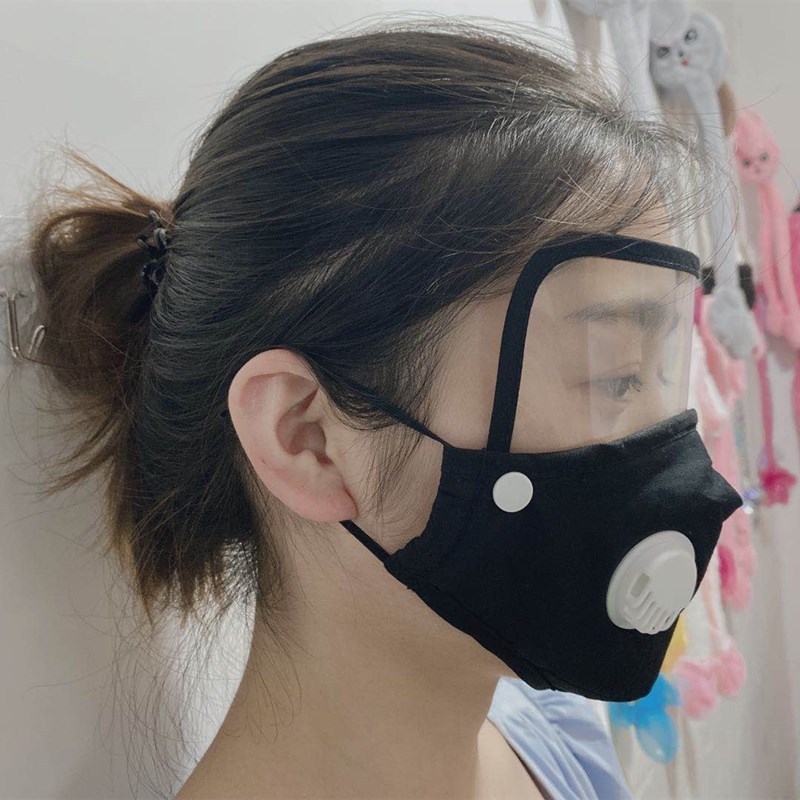 Picture of Pure cotton mask adult mask with breathing valve adjustable mask with pattern breathable can be customized various specifications