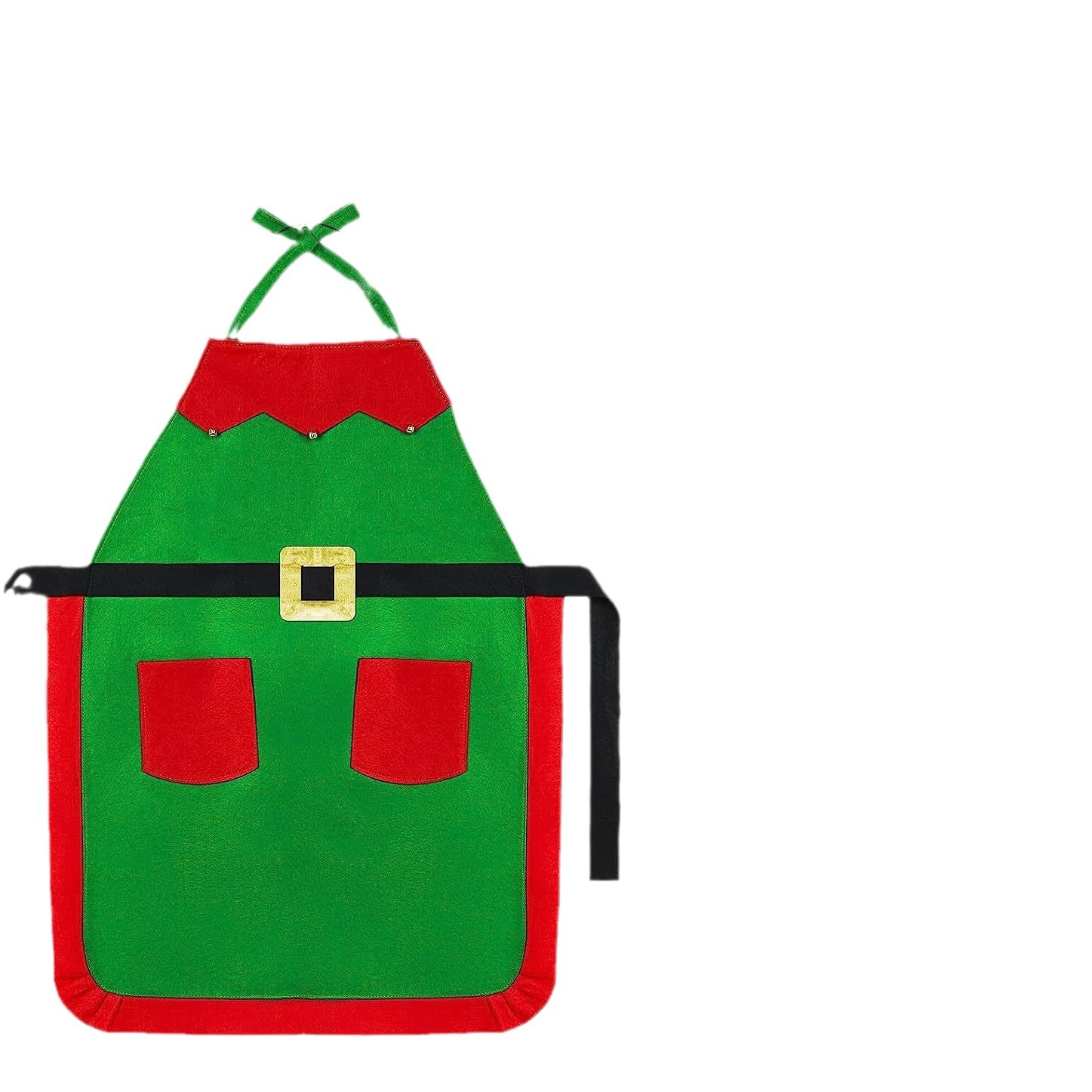 Picture of New Christmas decorations Christmas holiday costumes Christmas kitchen apron family party supplies hat