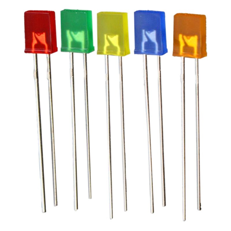Haolai Guang 2X5X7 Square with Color Long Legs Plug-In Led Lamp Beads Red Blue Yellow Emerald Green Light 257 Light-Emitting Diode