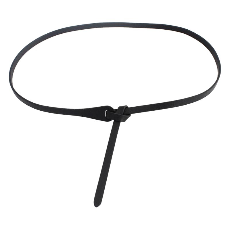 Decorative Knot Belt Women's Korean Style dress PU Belt Thin Vintage Ins Style Narrow Strap Two Sizes