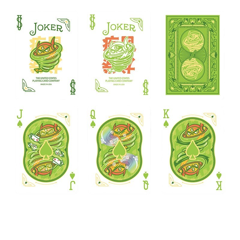 Picture of Huiqi Flower Cut bicycle Poker Blind Box Tide Play High Color Value Magic Flower Cut Card Weather Wants to Explosion Poker