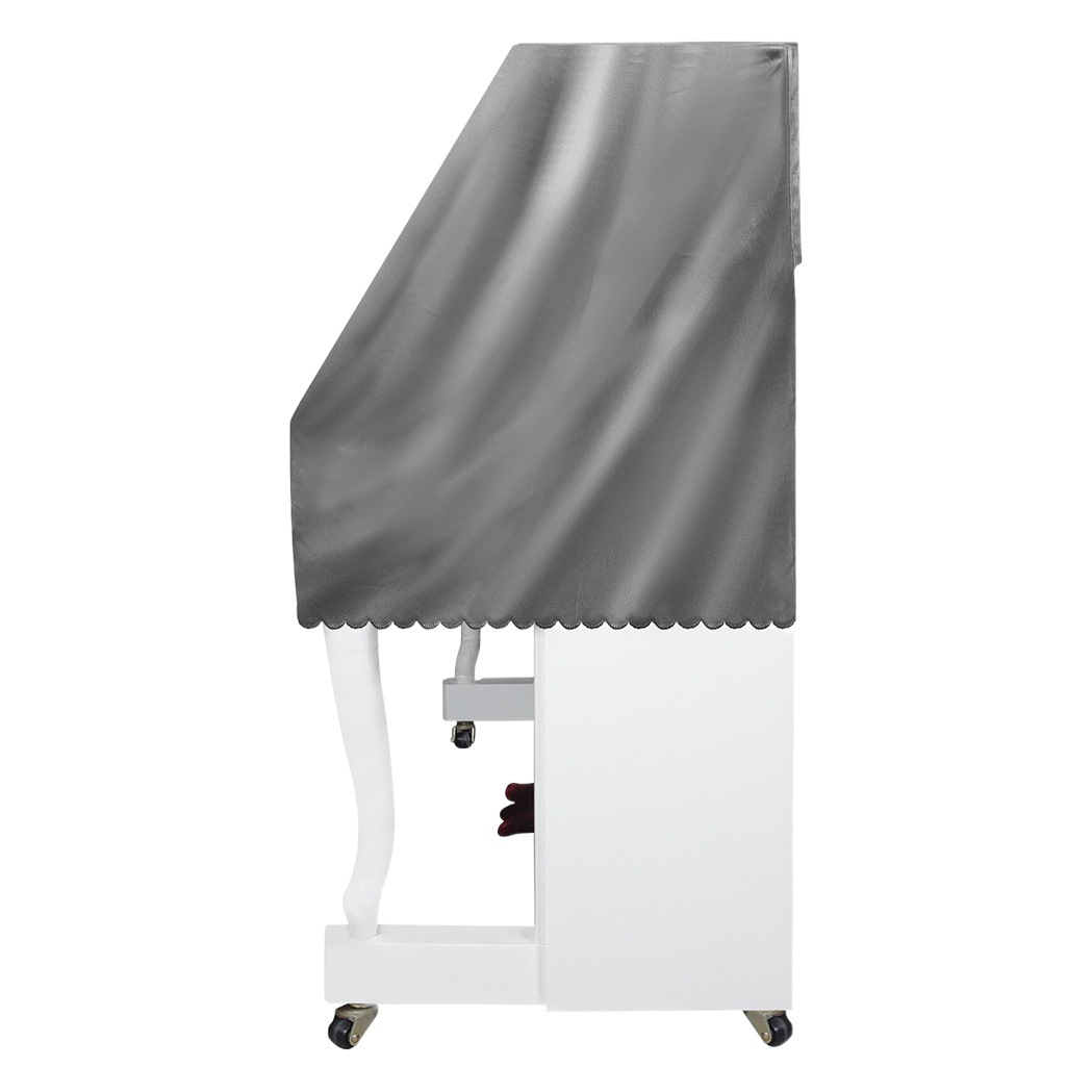 Nordic Simple Piano Cover Flange Short Velvet Vertical Half Piano Dust Cover Half Cover Piano Stool Cover Fabric Wholesale