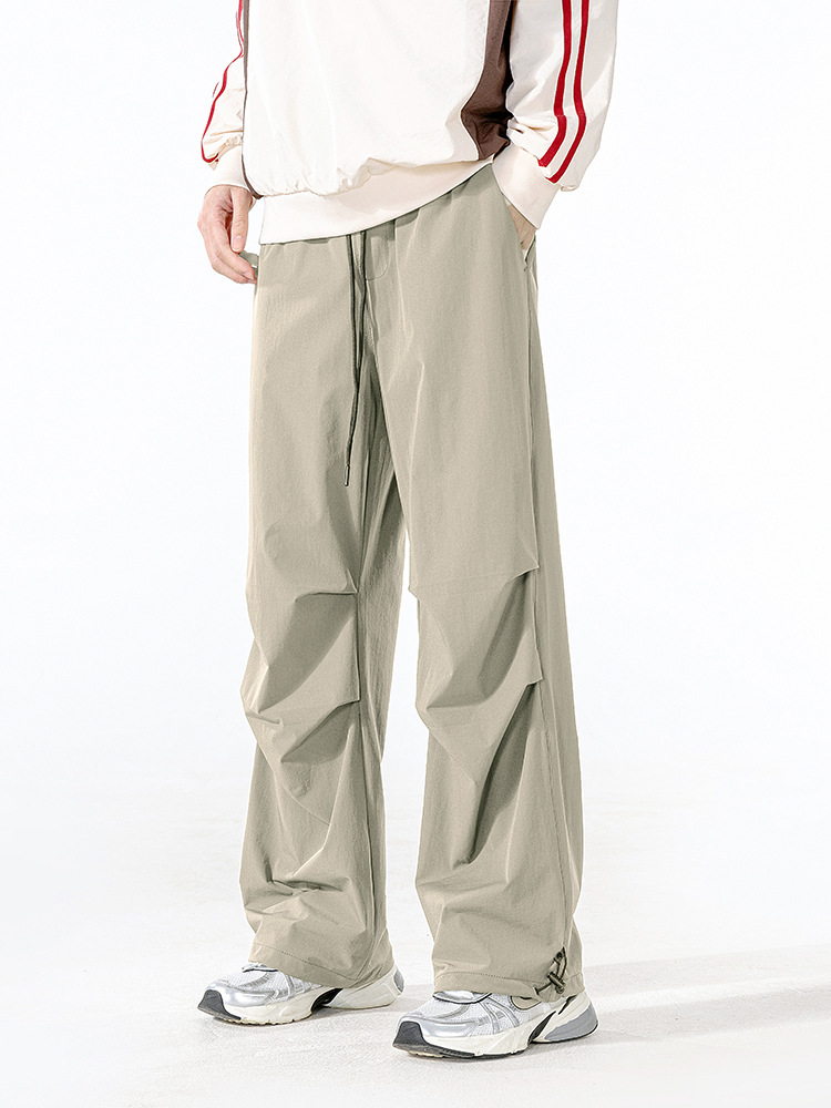 Overalls Men's Outdoor Pants Women's American Wide Leg Pants Summer Quick-drying Loose Straight Casual Paratroopers Long Pants