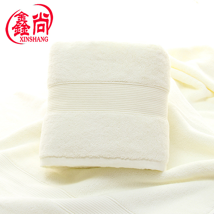 Picture of Pure Cotton Bath Towel Wholesale 650g Thick Absorbent Large Bath Towel Pure Cotton Hotel Break Export Bath Towel Custom Logo