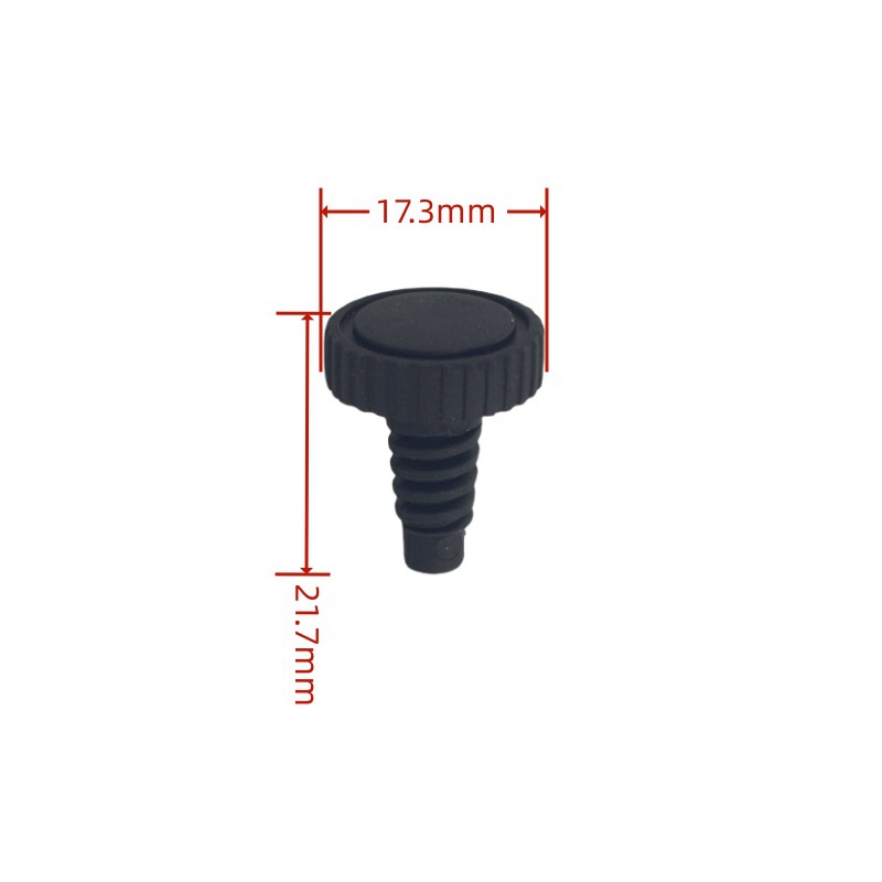 Picture of Mystery small pagoda pool cue tail plug tail plug cue protection cover round teeth containment