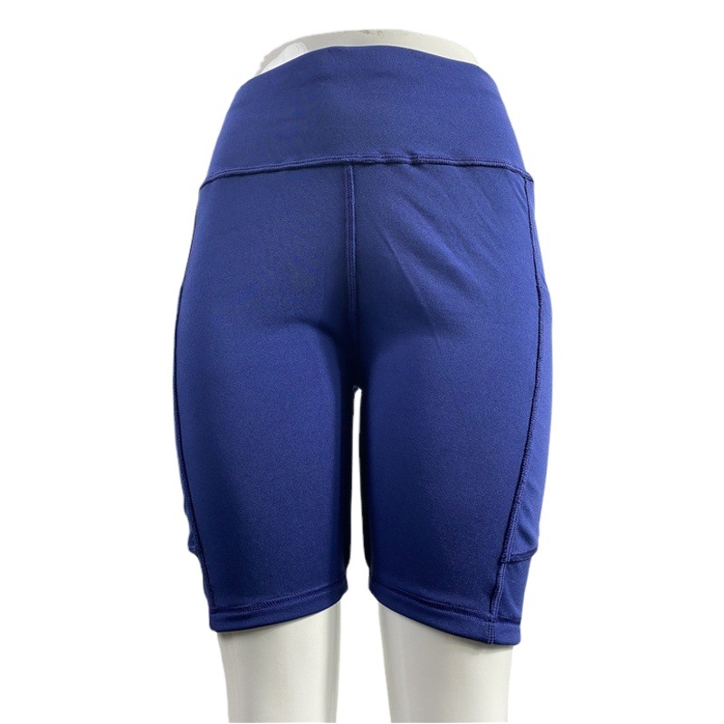 Europe and the United States cross-border hot new multi-color high waist high elastic fitness running yoga shorts XY648
