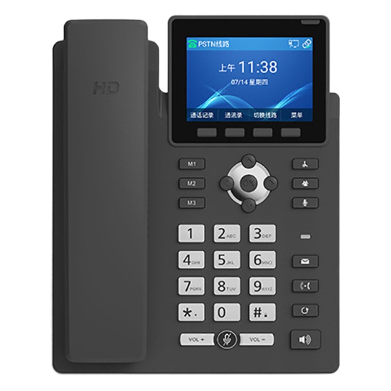 PSTN + SIP dual-mode recording smart phone network simulation dual-interface fixed telephone voip network telephone
