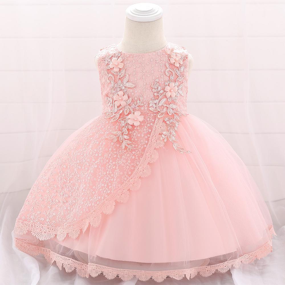 Picture of 2025 New Style Mesh Princess Dress Girl's Dress Dress Baby Baby Puffy Children's Clothing Baby Puffy Dress Dress