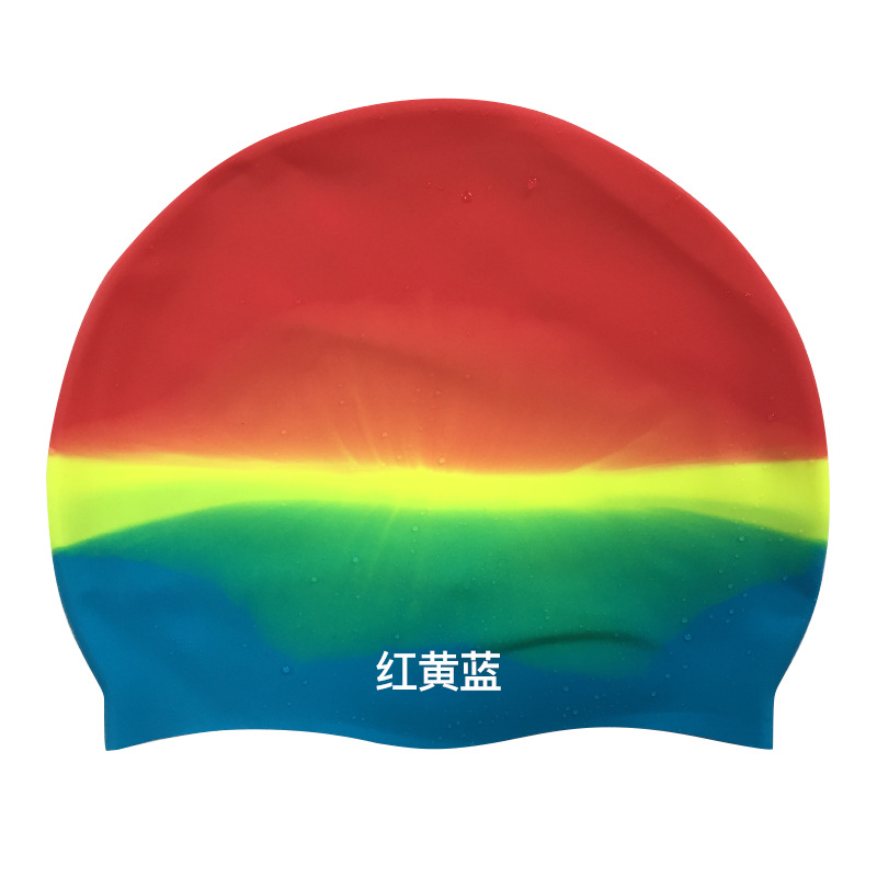 Picture of 2025 Silicone Swimming Cap Wholesale Solid Color Waterproof Diving Cap Plus No Head Swimming Cap Adult Swimming Equipment