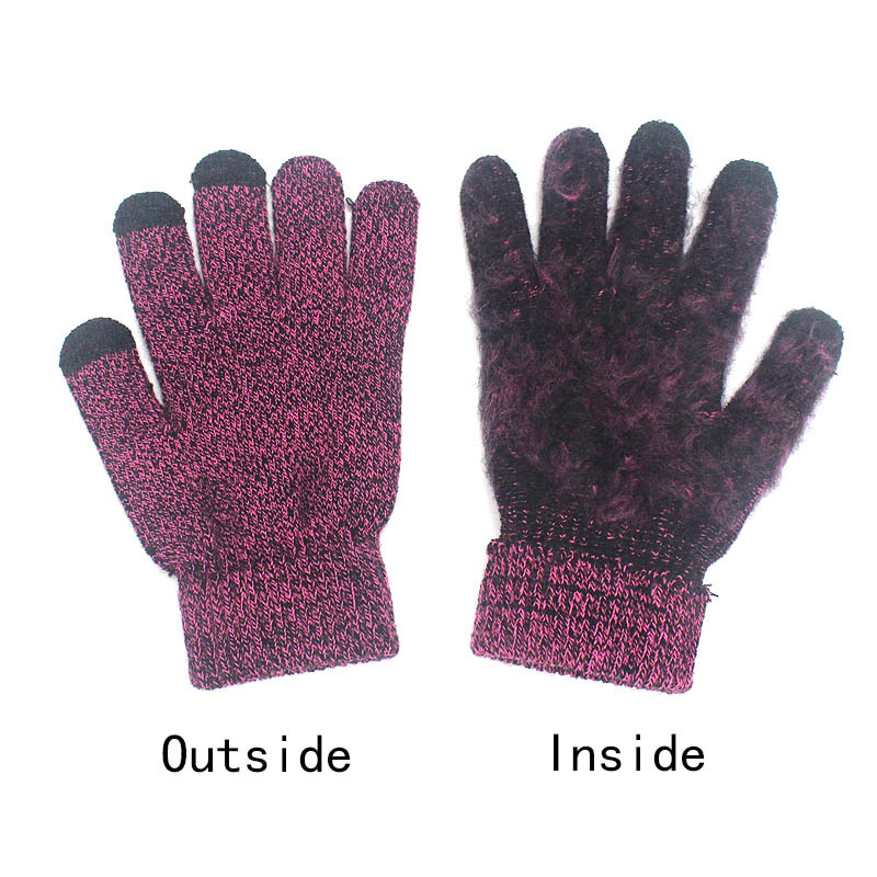 Picture of Foreign Trade Cross-Border Velvet Three-Piece Set Aliexpress Amazon Ebay Warm Suit Winter Hat Scarf Touch Screen Gloves