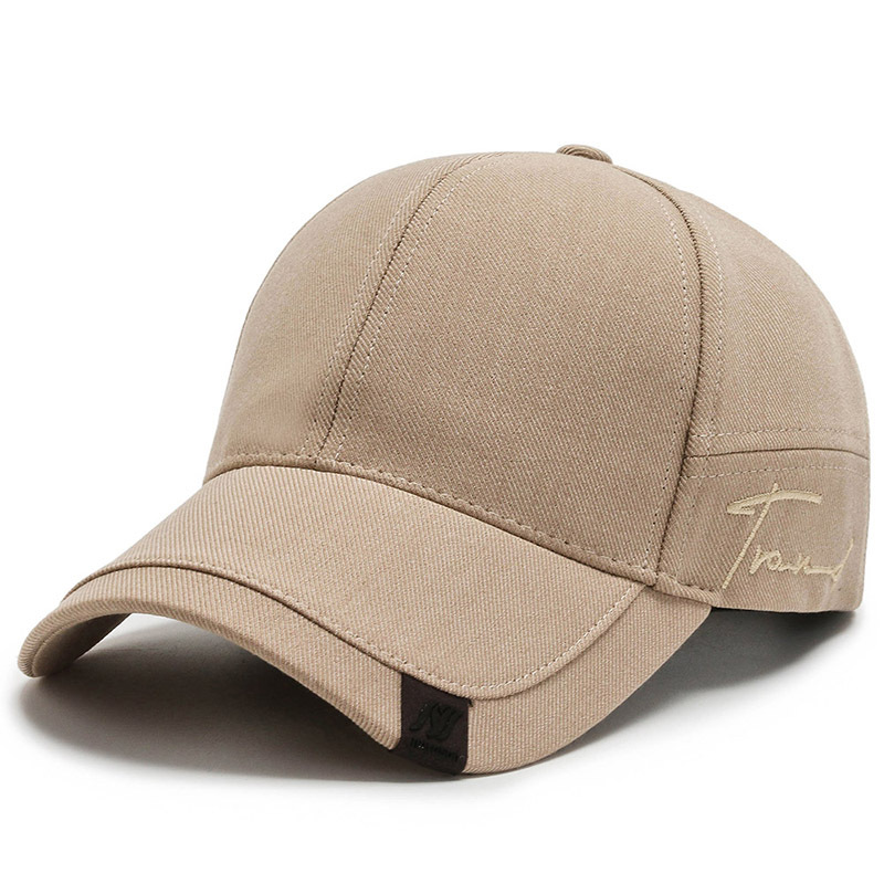 Picture of Hat Men's Trendy Sunshade Cap Korean Style Men's Sun Hat Black ins Trendy Simple Casual All-match Baseball Cap