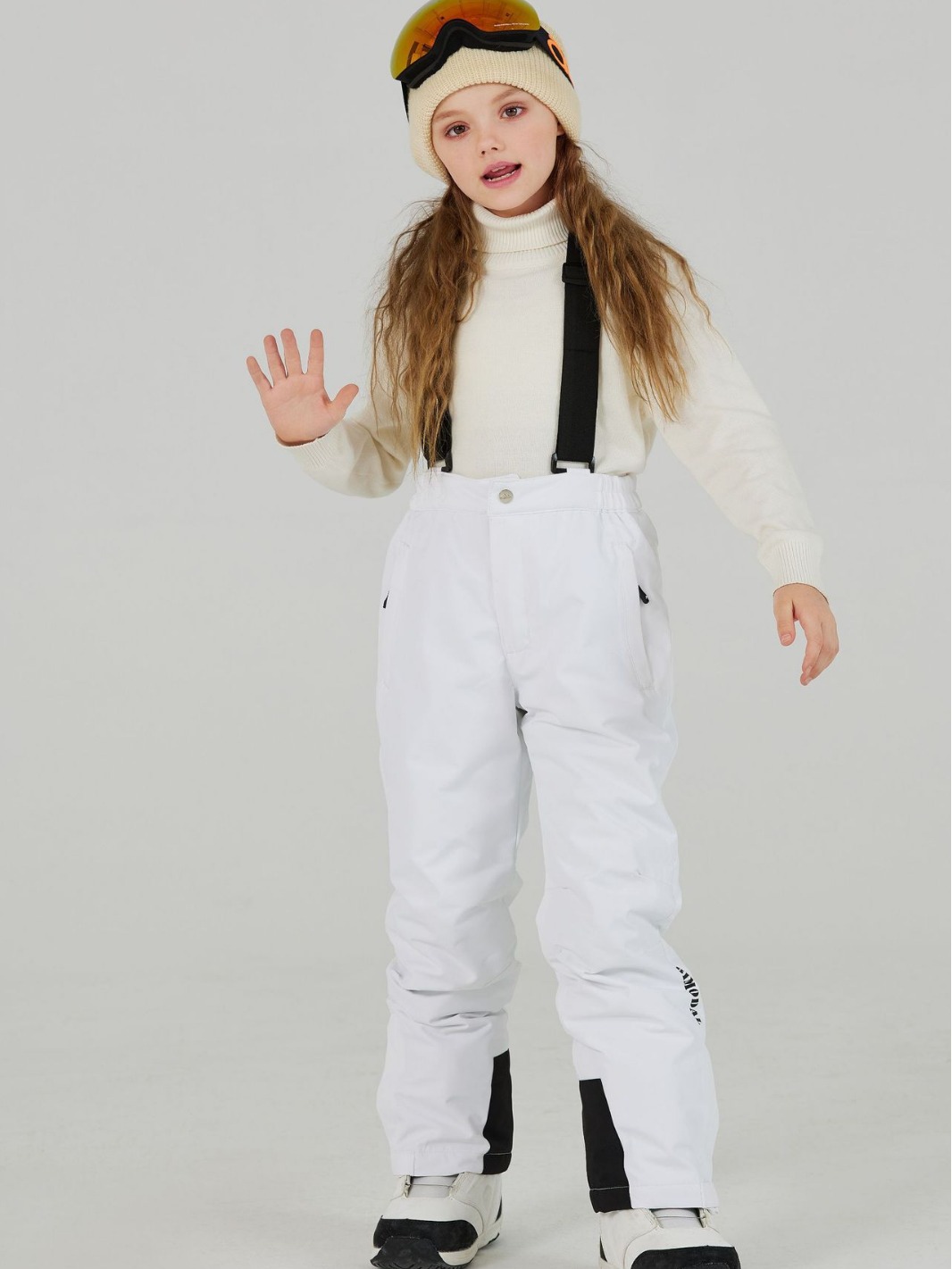 Picture of Children's Ski Pants, Single Board and Double Board, Loose, Large, Windproof, Waterproof, Warm, Ski and Mountaineering