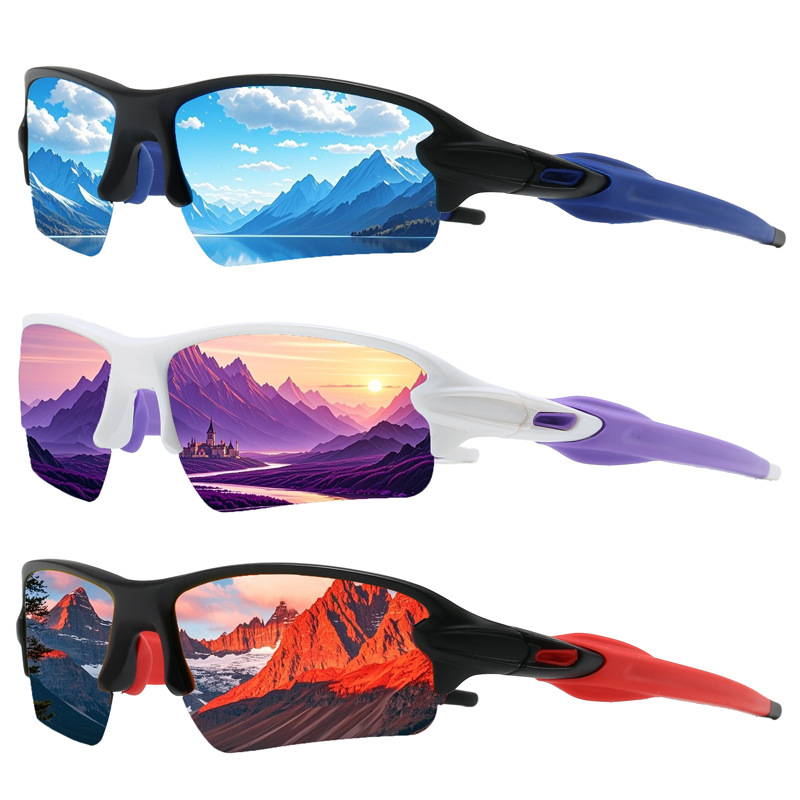 Picture of Cross-border outdoor UV protection sunglasses, European and American trendy cool fashion sports driving glasses, cycling sunglasses