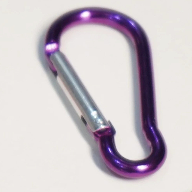 Picture of No.5 gourd buckle aluminum alloy spring mountaineering buckle mountain climbing backpack key chain outdoor quick hanging