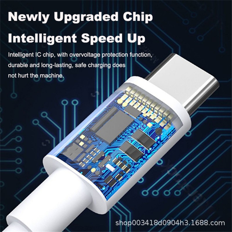 Picture of 10A Super Fast Charge 120W High Current Typec Data Line for Huawei Glory Mobile Phone Universal Flash Charging Line