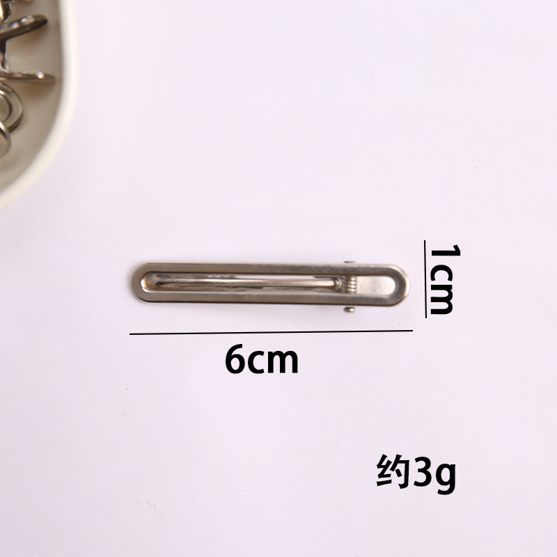 Picture of Y2g hairpin metal sweet cool bangs hairpin makeup hair accessories forehead broken hairpin simple clip 2023 new female