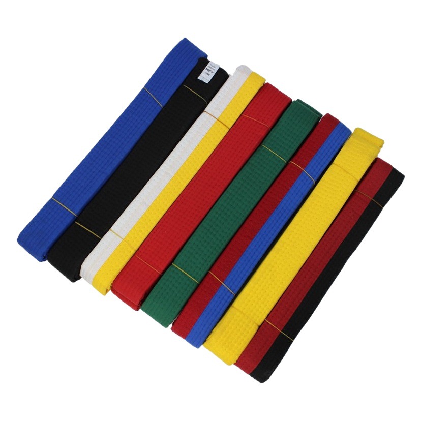 Taekwondo belt WTF ITF belt ribbon various length and color upgrade lifting section Belt