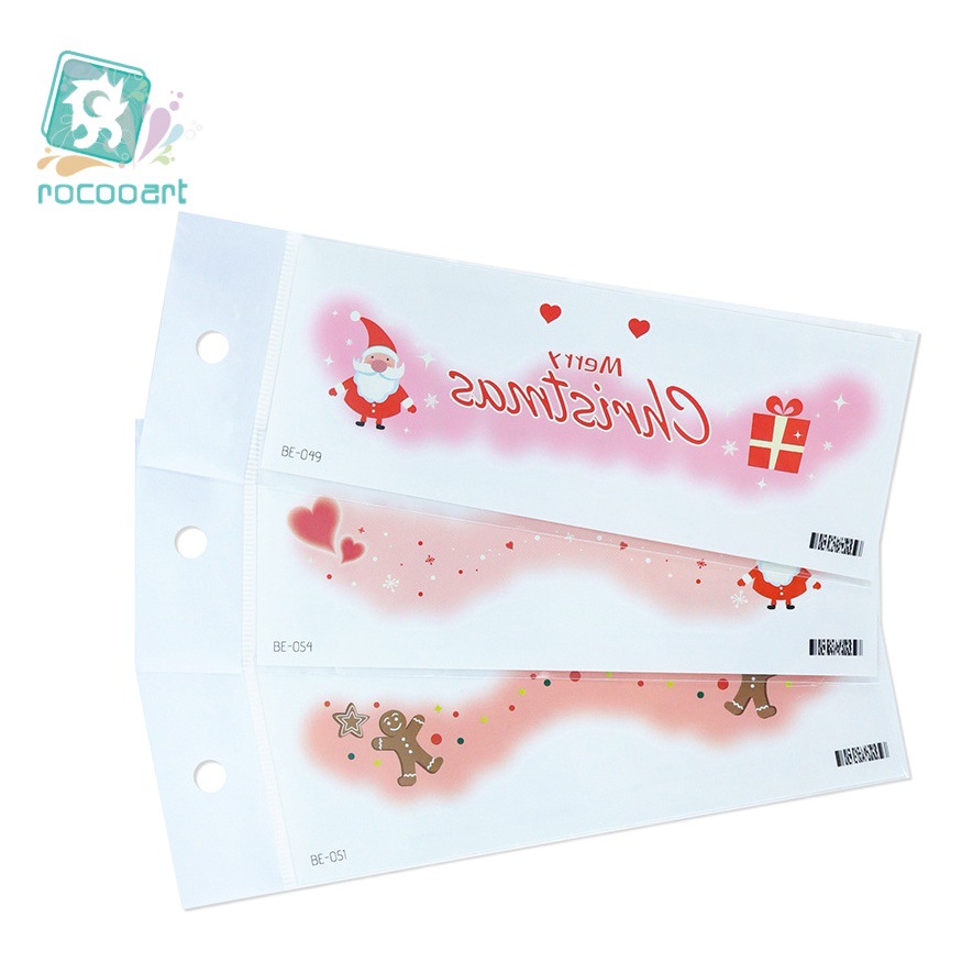Rukalong Waterproof Children's Day Christmas Face Sticker Carnival Party Cross-border Explosions Christmas Makeup Tattoo Sticker